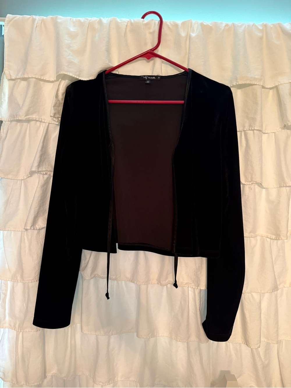 Black Velvet Cardigan